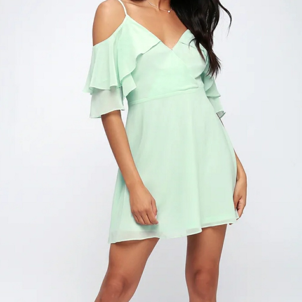Off-The-Shoulder Skater Dress